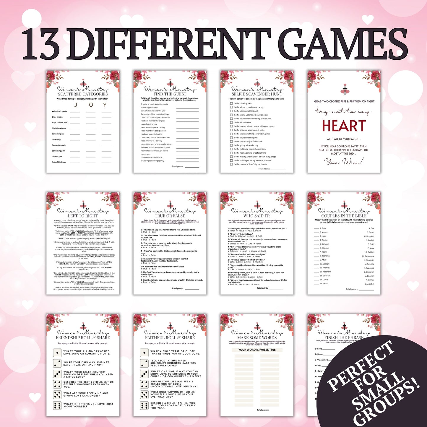 Women's Ministry Valentine's Games Bundle