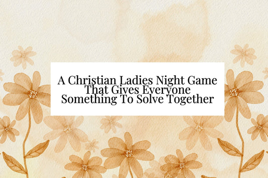 Fun Christian Ladies Night Game That’s Cute & Cozy For Fall