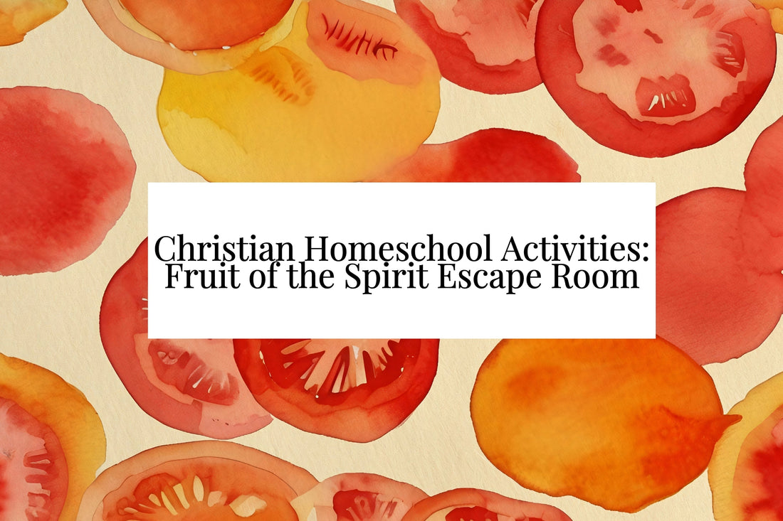 Christian Homeschool Activities: Fruit of the Spirit Escape Room