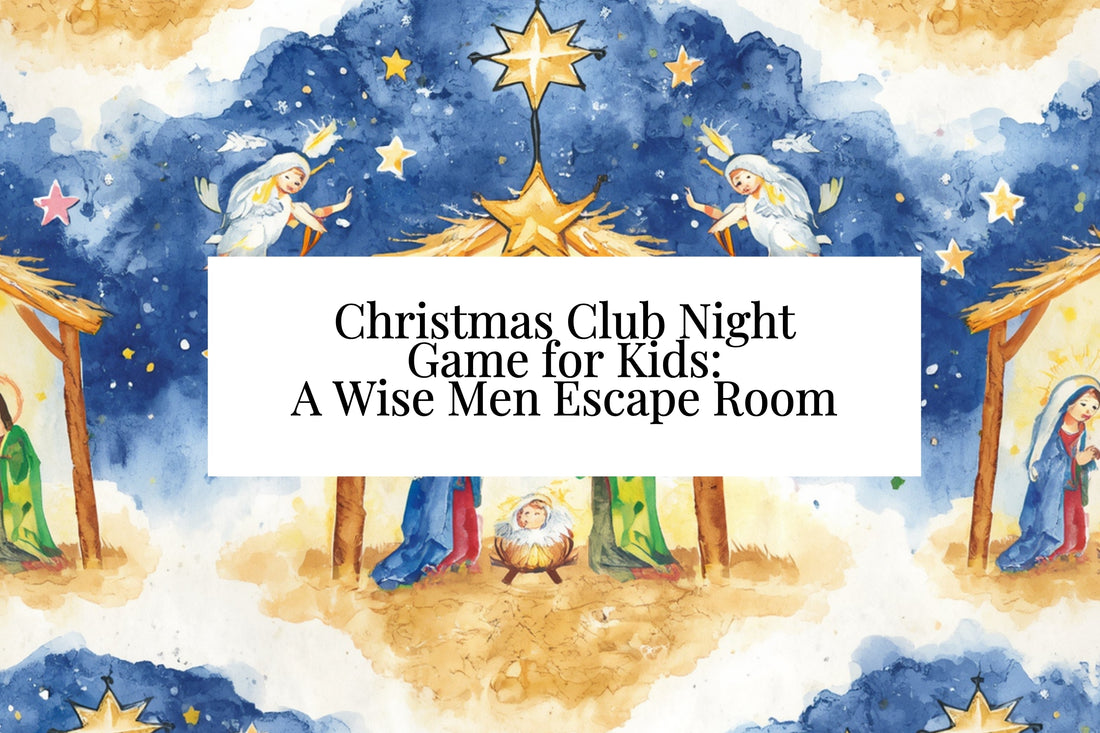 Christmas Club Night Game for Kids: A Wise Men Escape Room