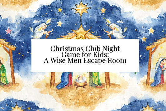 Christmas Club Night Game for Kids: A Wise Men Escape Room