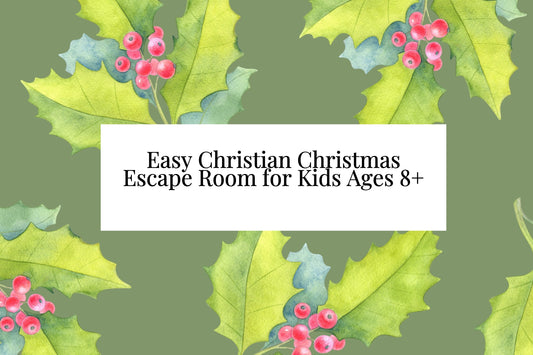 Easy Christian Christmas Escape Room for Kids Ages 8+: The Lost Gifts