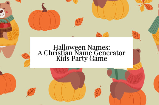 Halloween Names: A Christian Name Generator Game for Kids' Parties