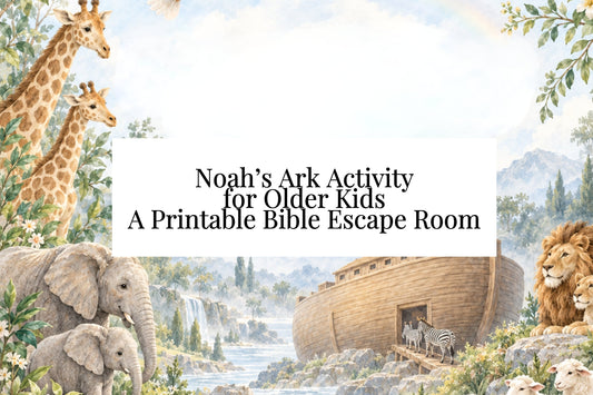 Noah’s Ark Activity for Older Kids Who Are Past the Coloring-Page Stage