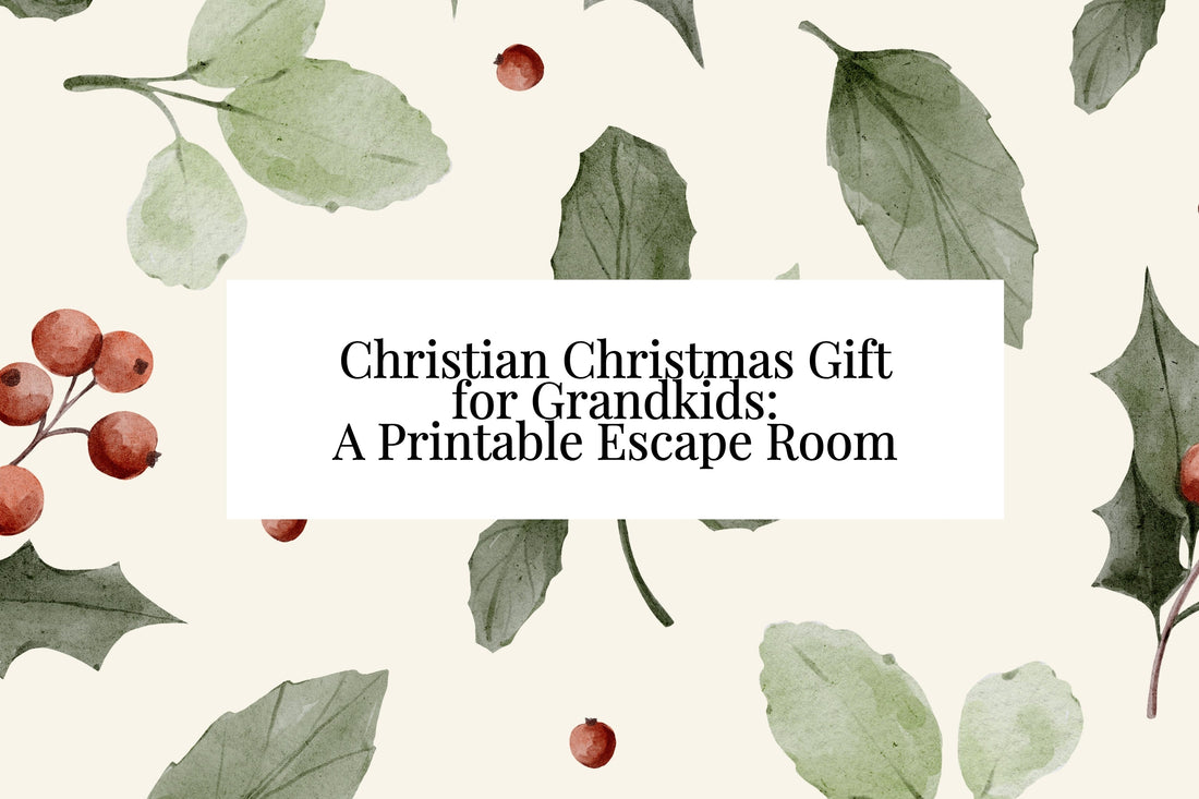 Christian Christmas Gift for Grandkids: A Printable Escape Room