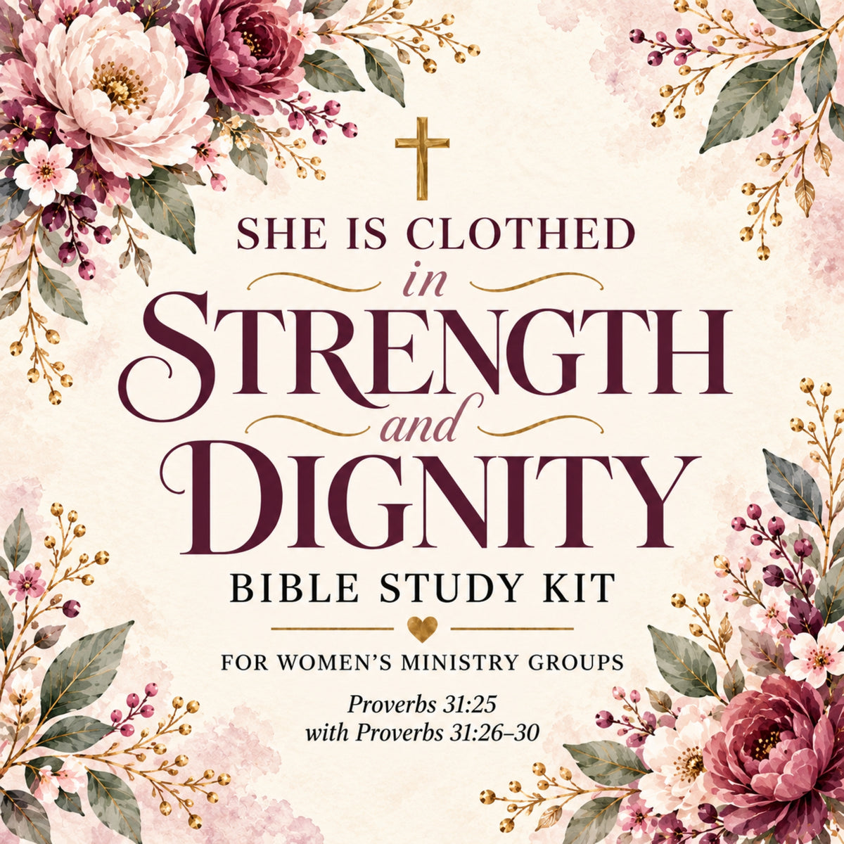 She Is Clothed In Strength & Dignity Bible Study Kit
