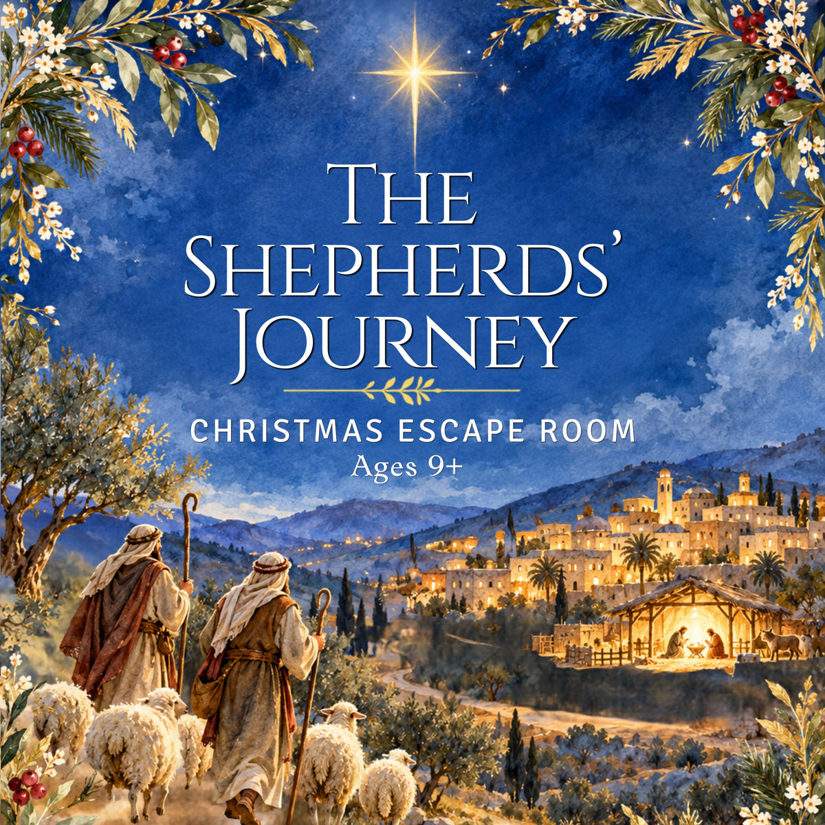 Christmas Bible Escape Room For Kids Ages 9+