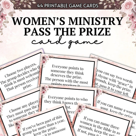 Women's Ministry Pass the Prize Card Game
