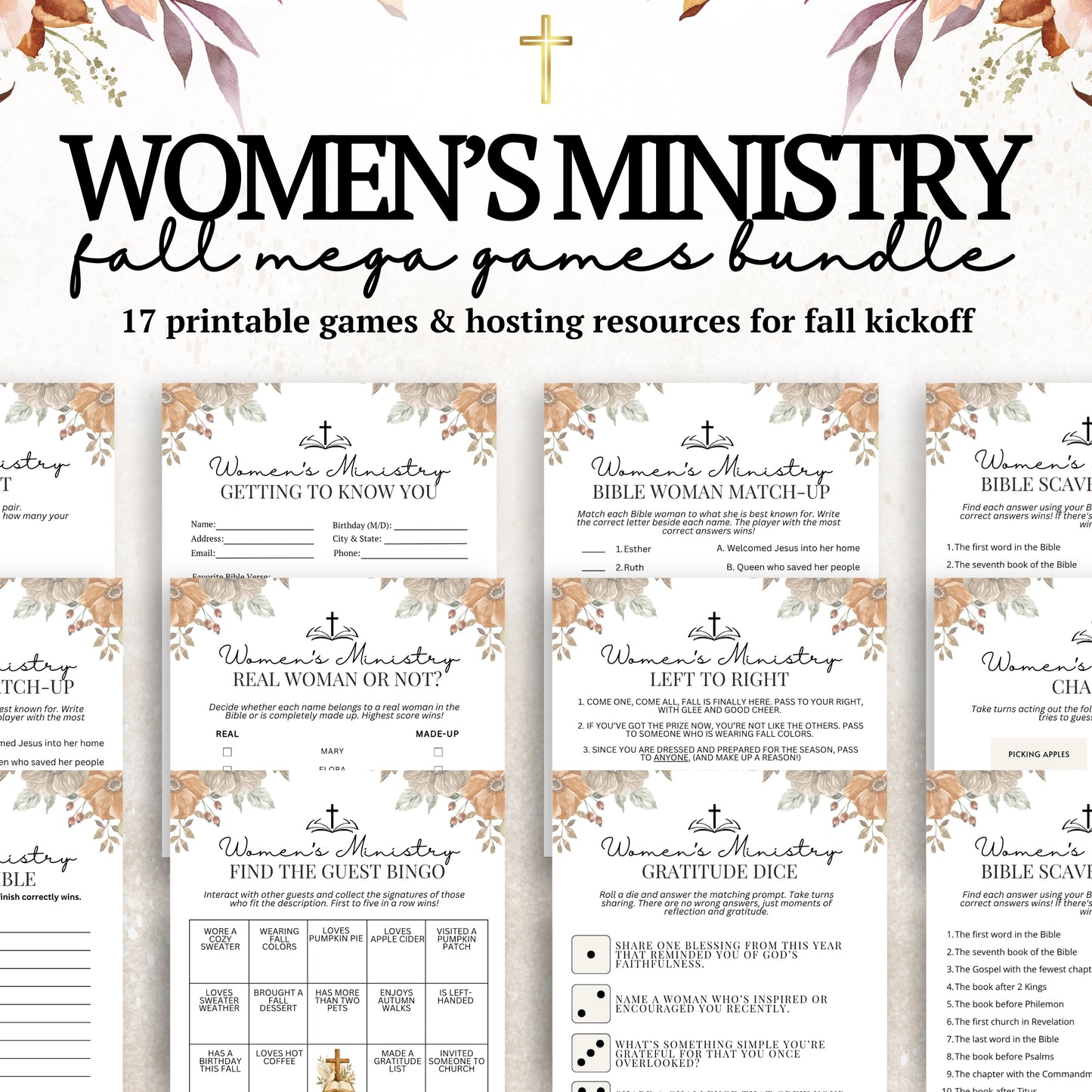 Fall Women's Ministry Mega Bundle (17 Items)