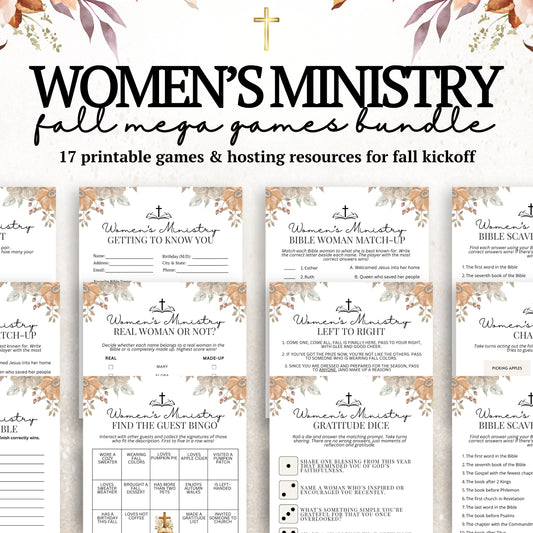 Fall Women's Ministry Mega Bundle (17 Items)