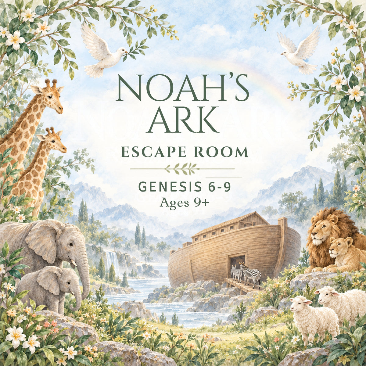 Noah's Ark Escape Room for Kids