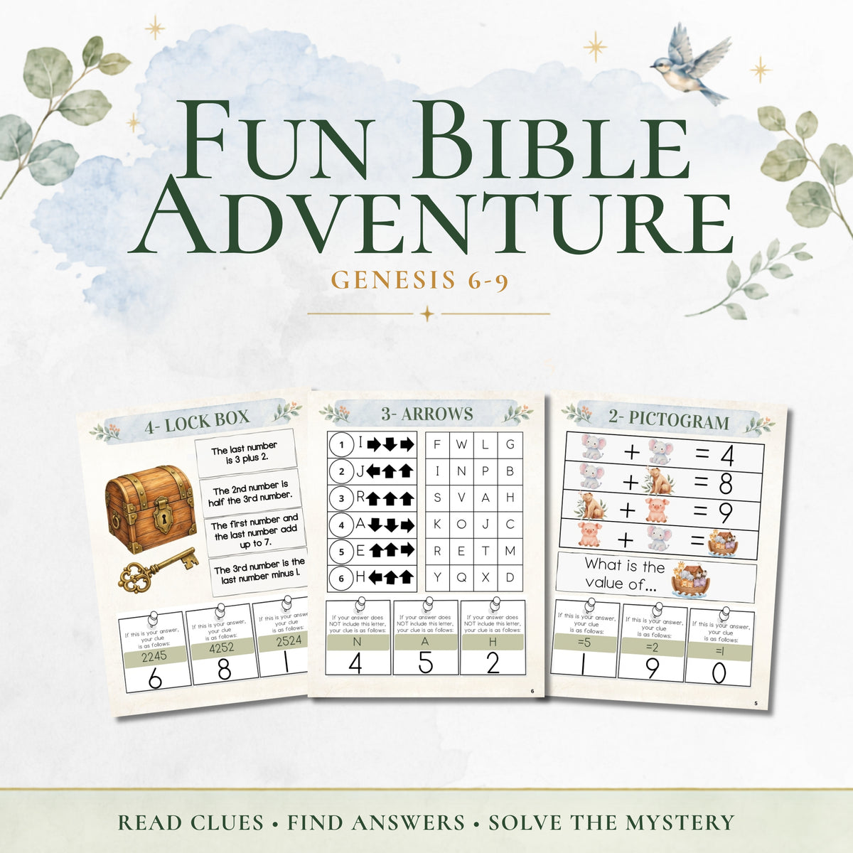 Noah's Ark Escape Room for Kids