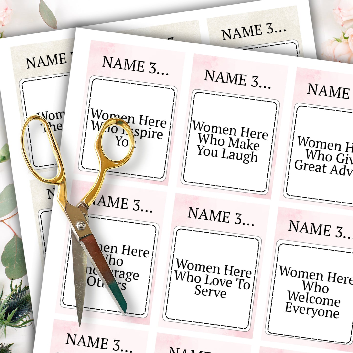 Women's Ministry 5-Second Game (72 Cards)