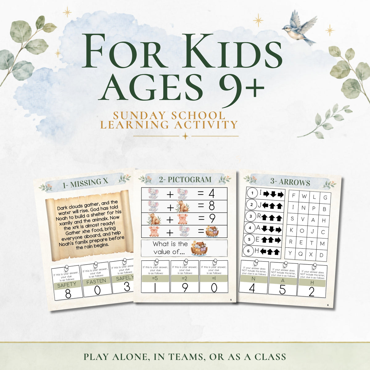 Noah's Ark Escape Room for Kids