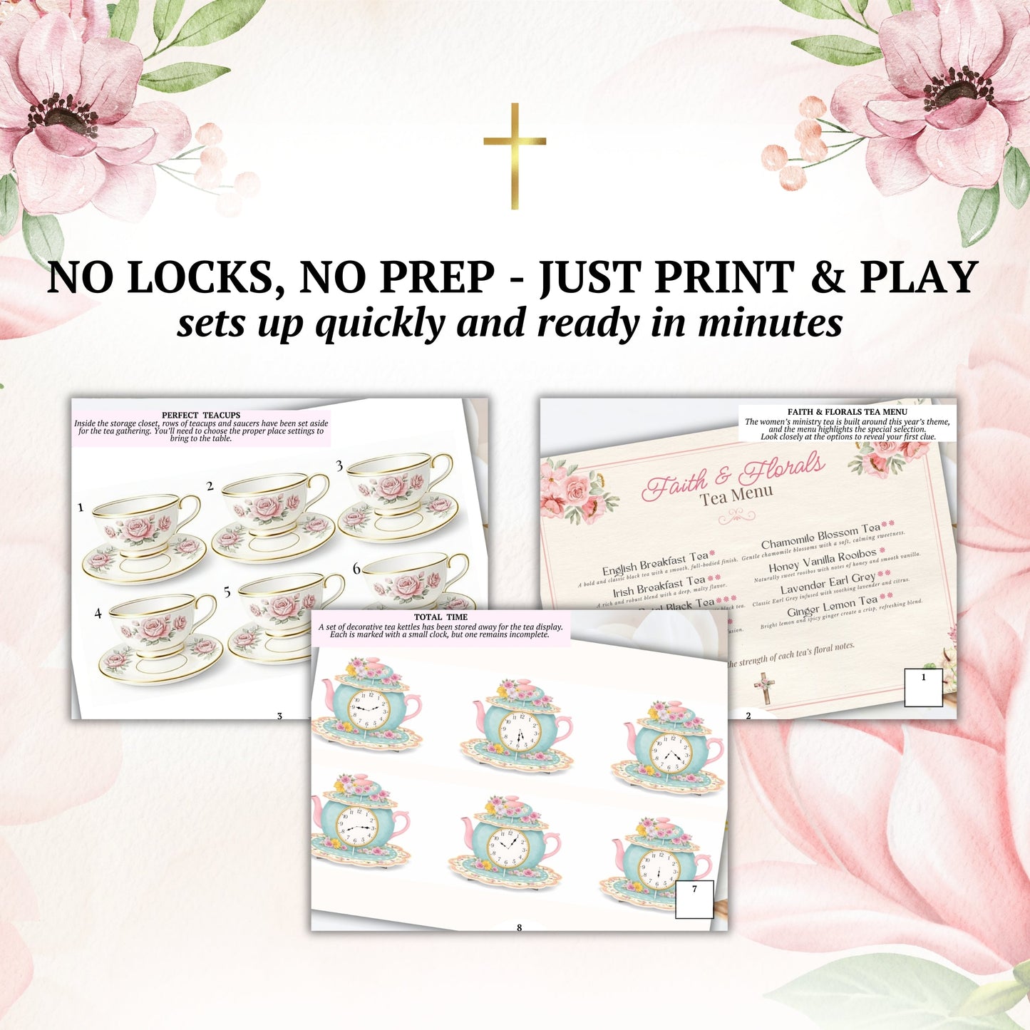 Women's Ministry Tea Party Escape Game