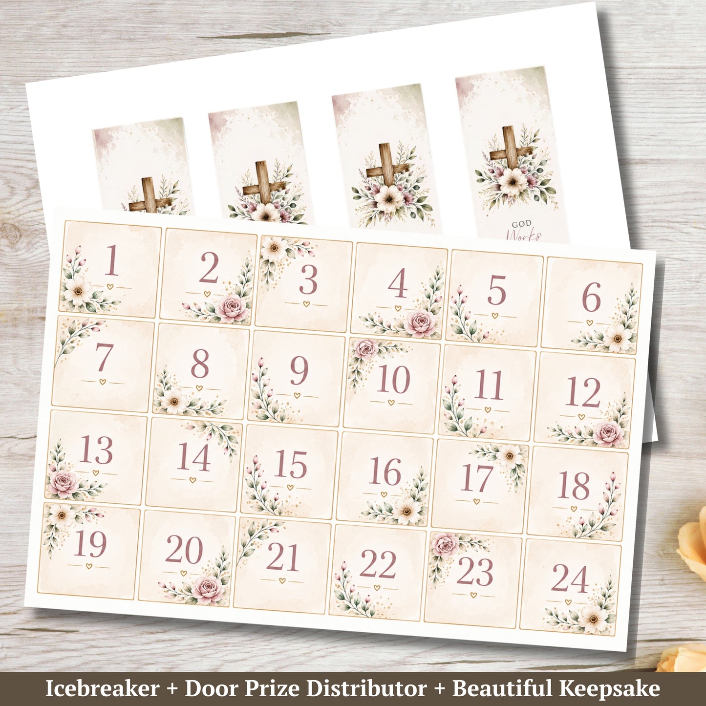 Hidden Cross Blessings | Women’s Ministry Door Prize Activity & Bookmarks