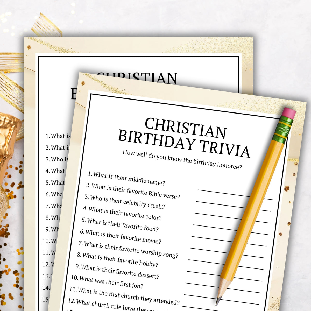 Christian 50th Birthday Games for Women (Born in 1976)