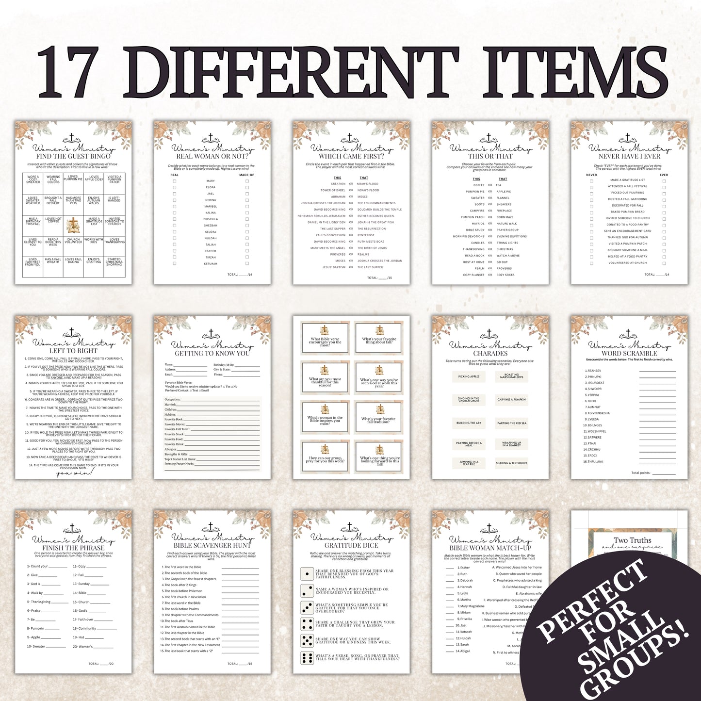 Fall Women's Ministry Mega Bundle (17 Items)