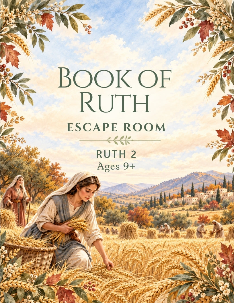 Book of Ruth Thanksgiving Escape Room For Kids