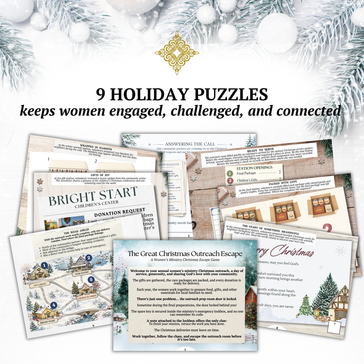 Women's Ministry Christmas Escape Game