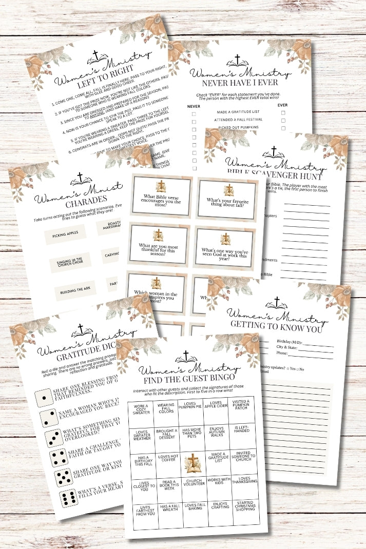 Fall Women's Ministry Mega Bundle (17 Items)