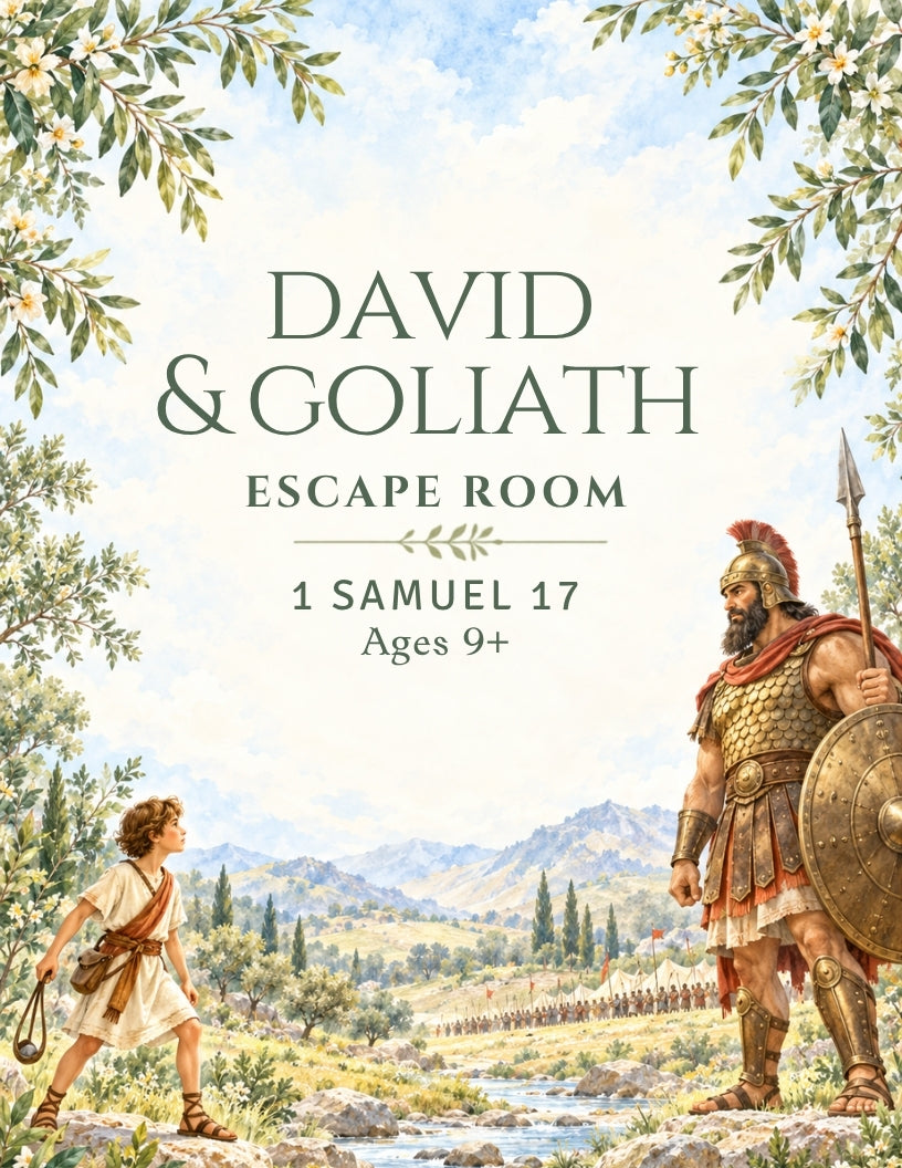 David & Goliath Escape Room For Kids