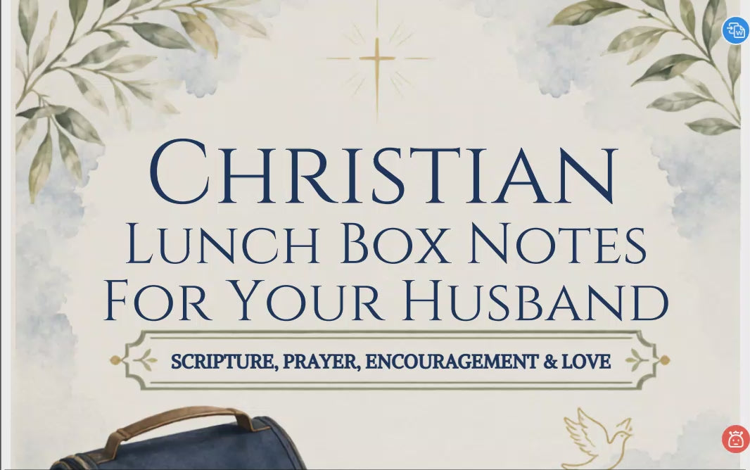 Christian Lunch Box Notes For Husband Video