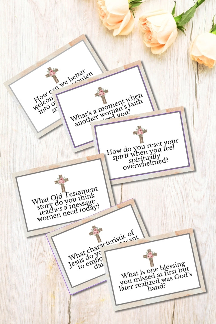 Women's Ministry Conversation Cards (116 Questions)